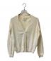 Maison Margiela（メゾンマルジェラ）の古着「エルボーパッチカーディガン」｜ホワイト