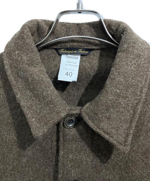 LE LABOUREUR（ル ラブルール）LE LABOUREUR (ル ラブルール) ウールカバーオール ブラウン サイズ:40の古着・服飾アイテム