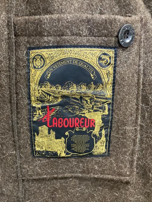 LE LABOUREUR（ル ラブルール）LE LABOUREUR (ル ラブルール) ウールカバーオール ブラウン サイズ:40の古着・服飾アイテム