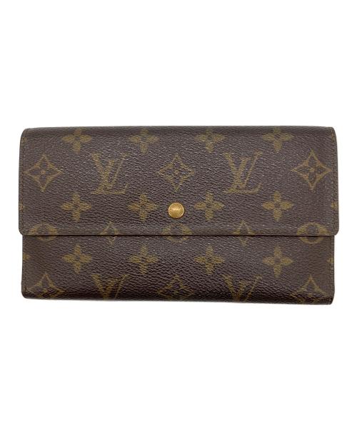 LOUIS VUITTON（ルイ ヴィトン）LOUIS VUITTON (ルイ ヴィトン) ポルトトレゾール インターナショナル ブラウンの古着・服飾アイテム