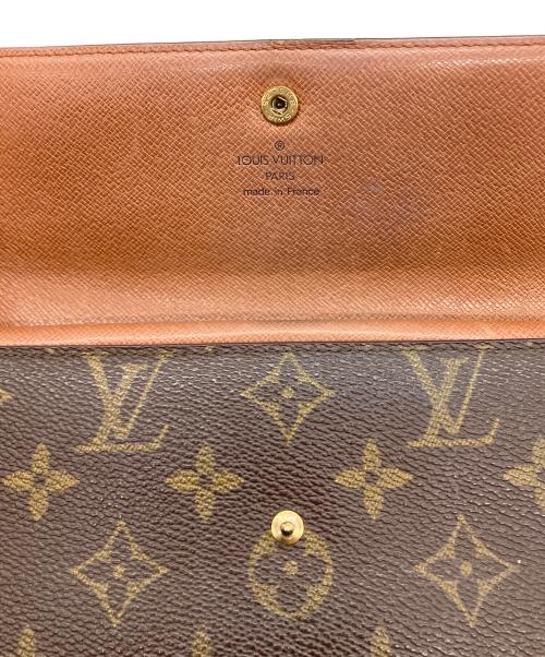 LOUIS VUITTON（ルイ ヴィトン）LOUIS VUITTON (ルイ ヴィトン) ポルトトレゾール インターナショナル ブラウンの古着・服飾アイテム