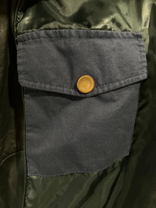 DIESEL（ディーゼル）DIESEL (ディーゼル) ラムレザージャケット ブラック サイズ:Sの古着・服飾アイテム