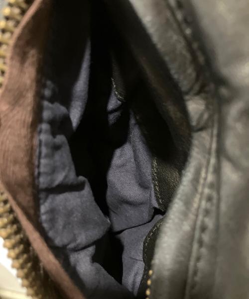 DIESEL（ディーゼル）DIESEL (ディーゼル) ラムレザージャケット ブラック サイズ:Sの古着・服飾アイテム