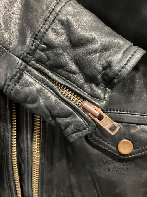 DIESEL（ディーゼル）DIESEL (ディーゼル) ラムレザージャケット ブラック サイズ:Sの古着・服飾アイテム