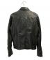 DIESEL (ディーゼル) ラムレザージャケット ブラック サイズ:S：13000円