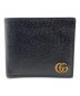 GUCCI（グッチ）の古着「2つ折り財布　GGマーモント」｜ブラック