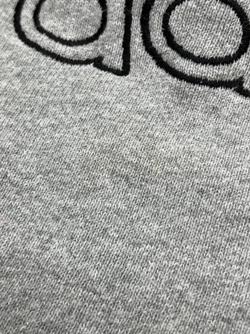 adidas（アディダス）adidas (アディダス) 刺繍ロゴラグランスウェット グレー サイズ:Lの古着・服飾アイテム