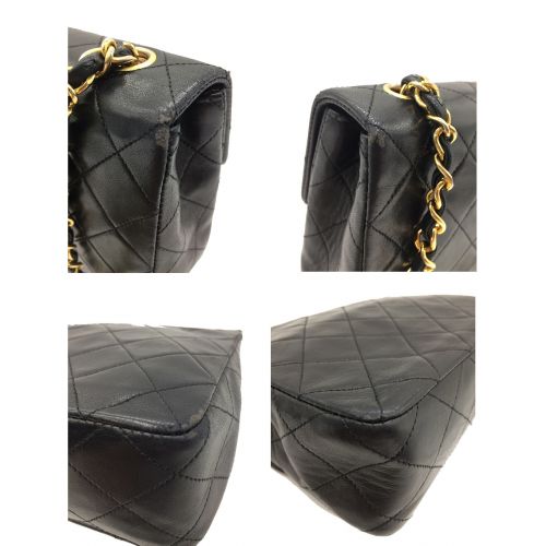 CHANEL（シャネル）CHANEL (シャネル) チェーンショルダーバッグ ブラック マトラッセ ラムスキン 1433601の古着・服飾アイテム
