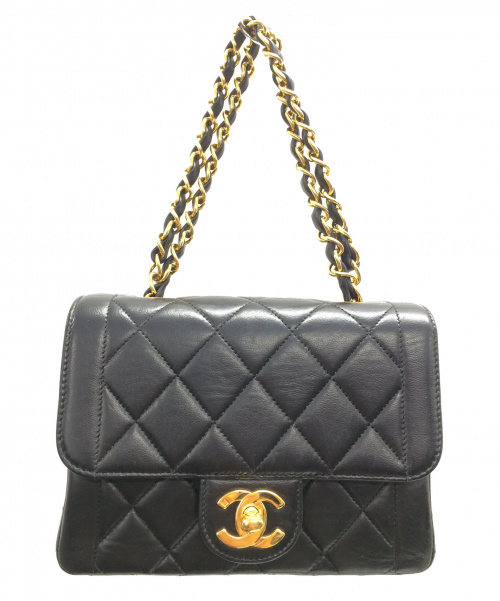 CHANEL（シャネル）CHANEL (シャネル) チェーンハンドバッグ ブラック 3373631の古着・服飾アイテム
