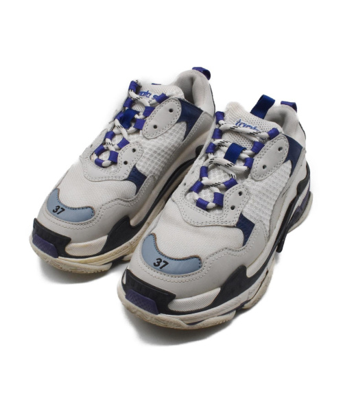BALENCIAGA（バレンシアガ）BALENCIAGA (バレンシアガ) TRIPLE S/346/スニーカー ホワイト サイズ:24.5 TRIPLE S/346の古着・服飾アイテム