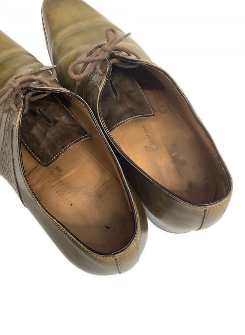 FRANCESCO BENIGNO（フランチェスコ・ベニーニョ）FRANCESCO BENIGNO (フランチェスコ・ベニーニョ) ドレスシューズ カーキ サイズ:7の古着・服飾アイテム