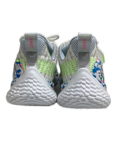 UNDER ARMOUR（アンダーアーマー）UNDER ARMOUR (アンダー アーマー) ローカットスニーカー ホワイト×マルチカラー サイズ:27cmの古着・服飾アイテム