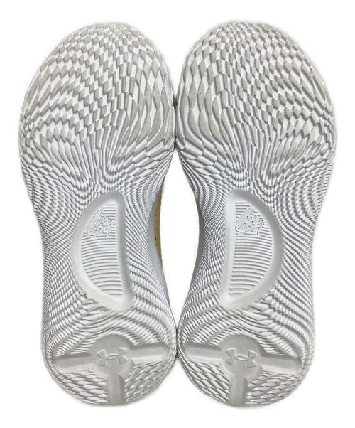 UNDER ARMOUR（アンダーアーマー）UNDER ARMOUR (アンダー アーマー) ローカットスニーカー イエロー×ブラウン サイズ:27cmの古着・服飾アイテム