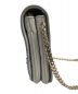 JIMMY CHOO (ジミーチュウ) チェーンショルダーポーチ ライトグレー：20000円