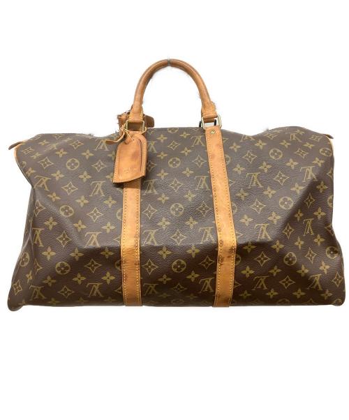 LOUIS VUITTON（ルイ ヴィトン）LOUIS VUITTON (ルイ ヴィトン) トラベルバッグ ブラウンの古着・服飾アイテム