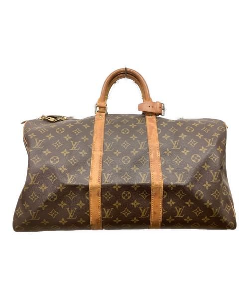 LOUIS VUITTON（ルイ ヴィトン）LOUIS VUITTON (ルイ ヴィトン) トラベルバッグ ブラウンの古着・服飾アイテム