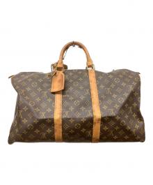 LOUIS VUITTON（ルイ ヴィトン）の古着「トラベルバッグ」｜ブラウン