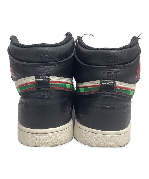 NIKE（ナイキ）NIKE (ナイキ) ハイカットスニーカー ホワイト×ブラック×グリーン サイズ:28cmの古着・服飾アイテム