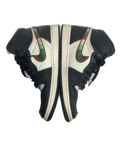 NIKE（ナイキ）NIKE (ナイキ) ハイカットスニーカー ホワイト×ブラック×グリーン サイズ:28cmの古着・服飾アイテム