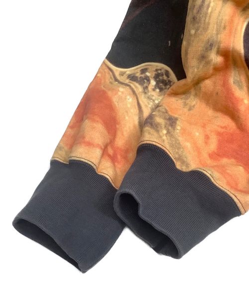 SUPREME（シュプリーム）Supreme (シュプリーム) プルオーバーパーカー オレンジ×ブラック サイズ:Mの古着・服飾アイテム