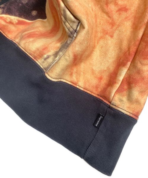 SUPREME（シュプリーム）Supreme (シュプリーム) プルオーバーパーカー オレンジ×ブラック サイズ:Mの古着・服飾アイテム