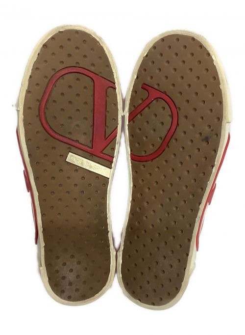 VALENTINO（ヴァレンティノ）VALENTINO (ヴァレンティノ) ローカットスニーカー レッド サイズ:37の古着・服飾アイテム