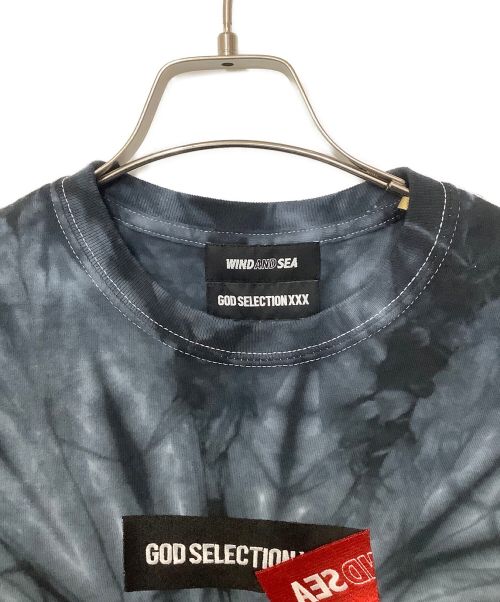 WIND AND SEA（ウィンダンシー）WIND AND SEA (ウィンダンシー) 半袖カットソー グレー×ブラック サイズ:Sの古着・服飾アイテム