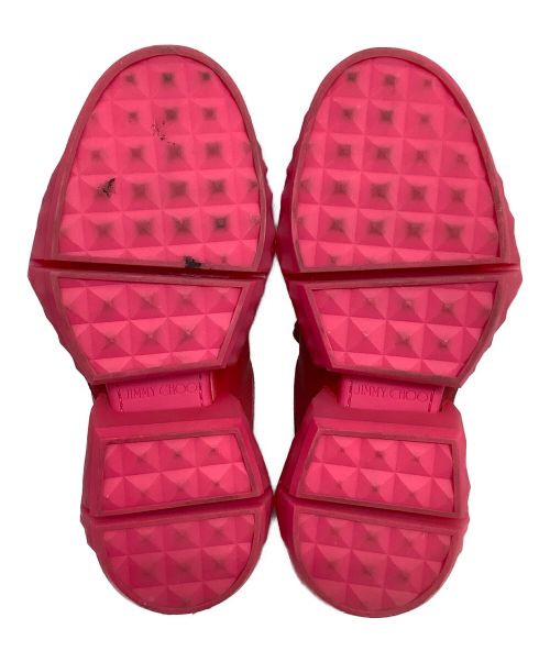 JIMMY CHOO（ジミーチュウ）JIMMY CHOO (ジミーチュウ) スニーカー レッド サイズ:41の古着・服飾アイテム