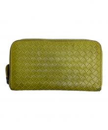 BOTTEGA VENETA（ボッテガベネタ）の古着「ラウンドファスナー長財布」｜イエロー