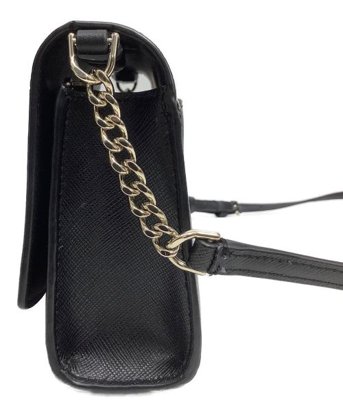 Kate Spade（ケイトスペード）Kate Spade (ケイトスペード) ショルダーバッグ ピンクベージュ×ブラックの古着・服飾アイテム