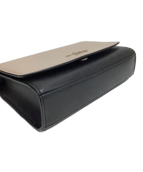 Kate Spade（ケイトスペード）Kate Spade (ケイトスペード) ショルダーバッグ ピンクベージュ×ブラックの古着・服飾アイテム