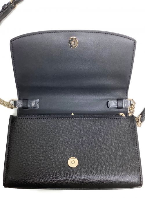 Kate Spade（ケイトスペード）Kate Spade (ケイトスペード) ショルダーバッグ ピンクベージュ×ブラックの古着・服飾アイテム