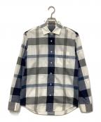 BLACK LABEL CRESTBRIDGEブラックレーベル クレストブリッジ）の古着「チェックシャツ」｜ネイビー