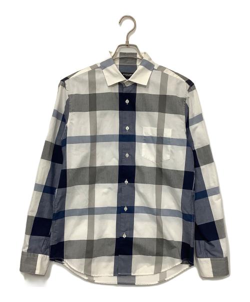 BLACK LABEL CRESTBRIDGE（ブラックレーベル クレストブリッジ）BLACK LABEL CRESTBRIDGE (ブラックレーベル クレストブリッジ) チェックシャツ ネイビー サイズ:Mの古着・服飾アイテム