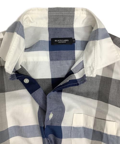 BLACK LABEL CRESTBRIDGE（ブラックレーベル クレストブリッジ）BLACK LABEL CRESTBRIDGE (ブラックレーベル クレストブリッジ) チェックシャツ ネイビー サイズ:Mの古着・服飾アイテム