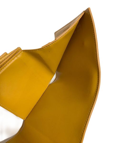 CELINE（セリーヌ）CELINE (セリーヌ) 3つ折り財布 オレンジの古着・服飾アイテム