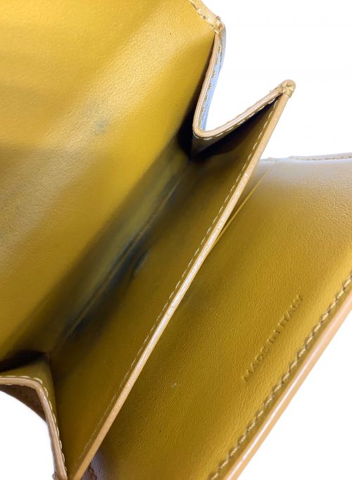 CELINE（セリーヌ）CELINE (セリーヌ) 3つ折り財布 オレンジの古着・服飾アイテム