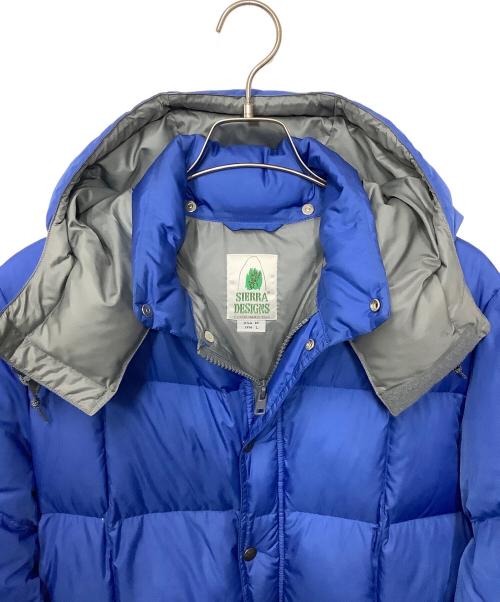 SIERRA DESIGNS（シエラデザインズ）SIERRA DESIGNS (シエラデザインズ) ダウンジャケット ブルー サイズ:Lの古着・服飾アイテム