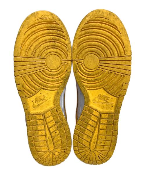 NIKE（ナイキ）NIKE (ナイキ) WMNS DUNK LOW ホワイト×イエロー サイズ:27cmの古着・服飾アイテム