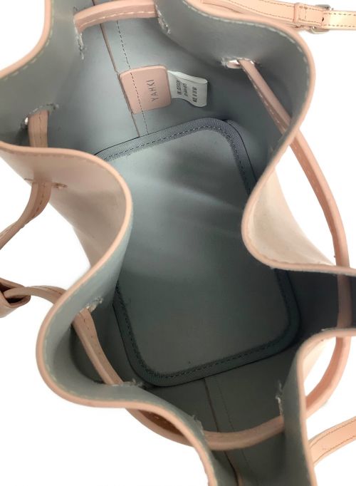 YAHKI（ヤーキ）YAHKI (ヤーキ) ミニ巾着ショルダーバッグ ピンクの古着・服飾アイテム