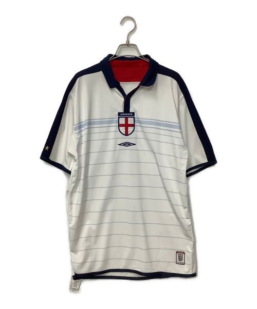 UMBRO（アンブロ）UMBRO (アンブロ) ゲームシャツ ホワイト サイズ:Mの古着・服飾アイテム