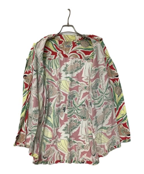Sun Surf（サンサーフ）Sun Surf (サンサーフ) アロハシャツ レッド×グリーン サイズ:Lの古着・服飾アイテム