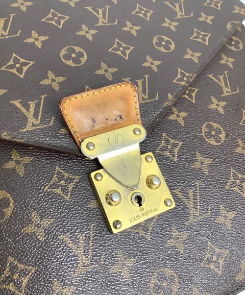 LOUIS VUITTON（ルイ ヴィトン）LOUIS VUITTON (ルイ ヴィトン) セルヴィェット・コンセイエ ブラウンの古着・服飾アイテム