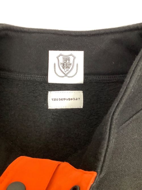 TIGHTBOOTH PRODUCTION（タイトブースプロダクション）TIGHTBOOTH PRODUCTION (タイトブースプロダクション) CHAOS FISHING CLUB (カオスフィッシングクラブ) ハーフボタンプルオーバー ブラック サイズ:Mの古着・服飾アイテム