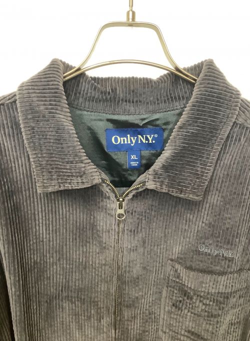 ONLY NY（オンリーニューヨーク）ONLY NY (オンリーニューヨーク) コーデュロイジャケット グレー サイズ:XLの古着・服飾アイテム