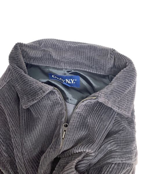 ONLY NY（オンリーニューヨーク）ONLY NY (オンリーニューヨーク) コーデュロイジャケット グレー サイズ:XLの古着・服飾アイテム