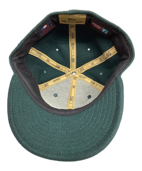 New Era（ニューエラ）New Era (ニューエラ) キャップ グリーン サイズ:7 1/2の古着・服飾アイテム