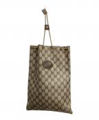 GUCCIグッチ）の古着「巾着バッグ　ＧＧ」｜ベージュ