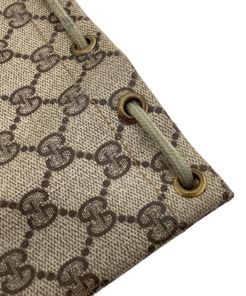 GUCCI（グッチ）GUCCI (グッチ) 巾着バッグ　ＧＧ ベージュの古着・服飾アイテム
