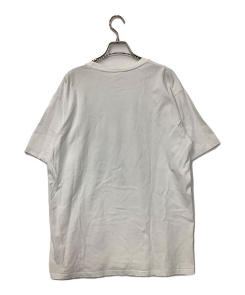 BAPE BY A BATHING APE（ベイプバイアベイシングエイプ）BAPE BY A BATHING APE (ベイプバイアベイシングエイプ) プリントカットソー ホワイト×パープル サイズ:XLの古着・服飾アイテム